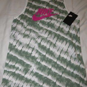Boys Nike Green Tank Top Large NWT